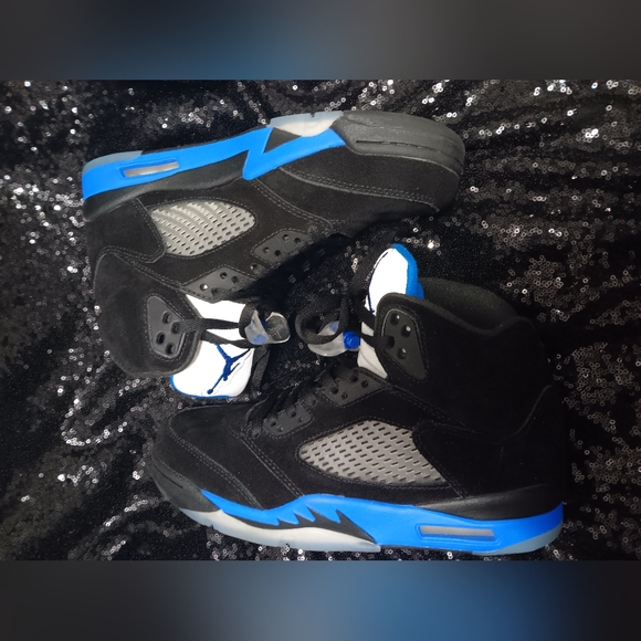 Nike Air Jordan 5 Retro Mid Racer Blue - Picture 4 of 10